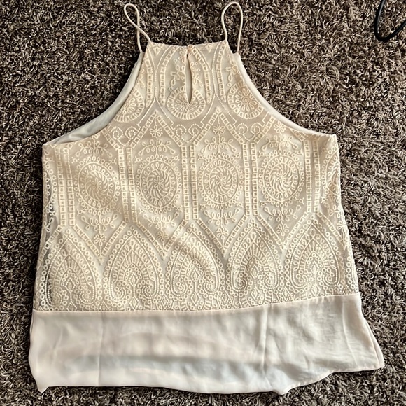 Tank top blouse with lace - Picture 4 of 4